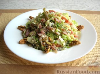 Праздничный салат "Красотка" (без майонеза)